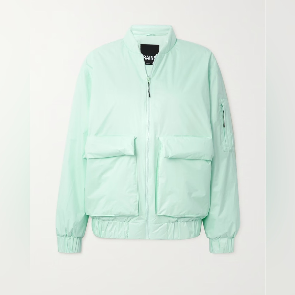 NWT Rains Fuse Bomber Jacket in Mineral